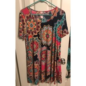 Medallion print dress